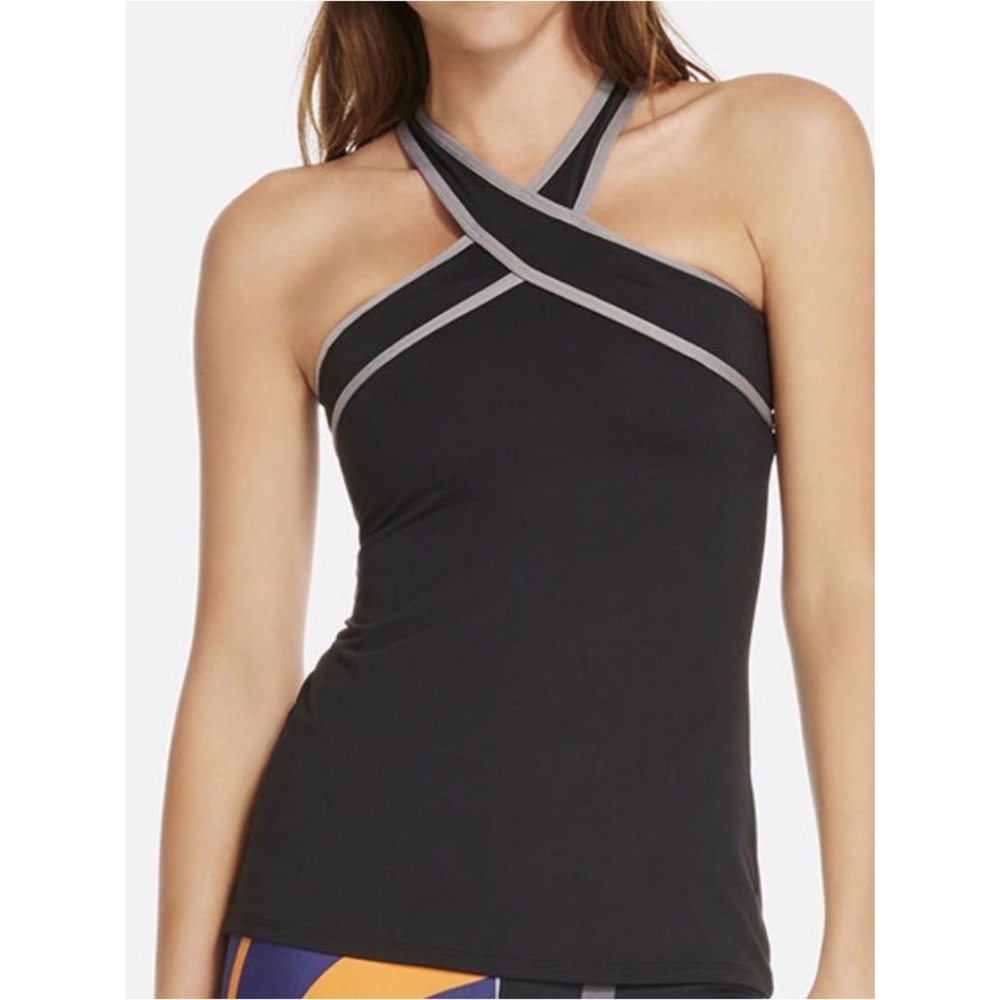 Fabletics Black Yoga Chicago Top S / M